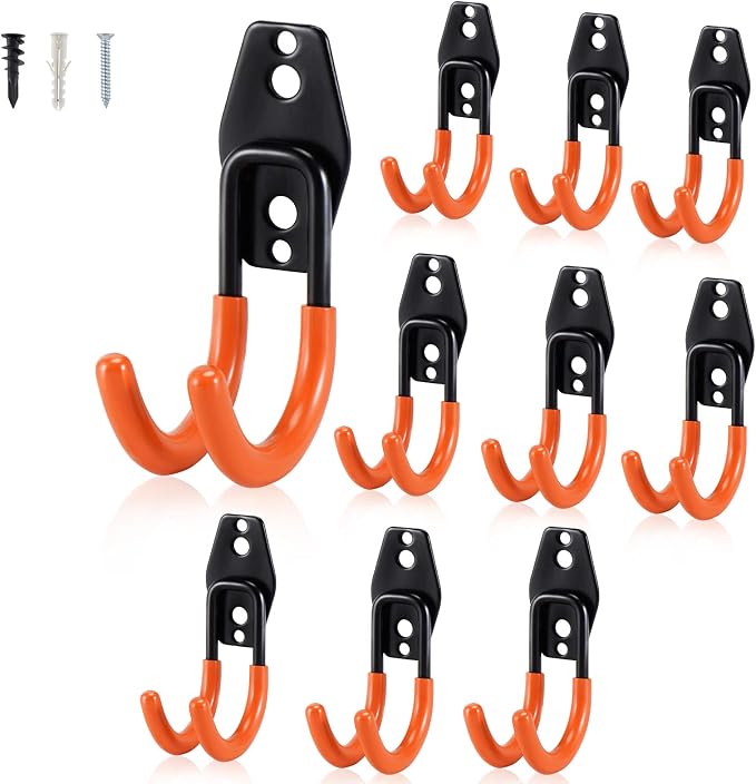 AOBEN Garage Hooks Heavy Duty, Steel Garage Storage Hooks, Utility Tool Hangers by AOBEN