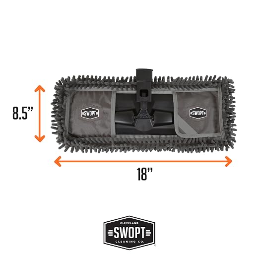 SWOPT 18” Microfiber Dust Mop Head - Image 6