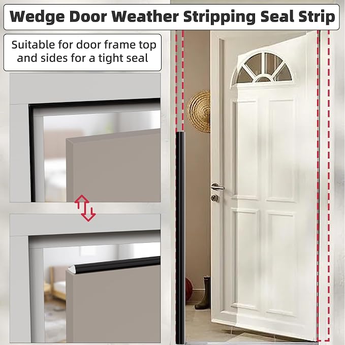 3 Pack*16.4 Ft Weather Stripping Seal Strip - Image 5