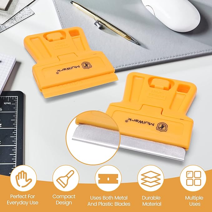 MulWark Razor Blade Scraper Tool Set, 3-Piece - Image 6