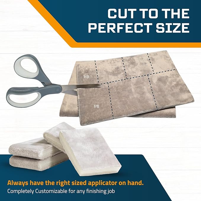 MāKRS Double Thick Stain Pad, Cut-to-Size Staining Pads, Streak-Free Applicator - Image 3