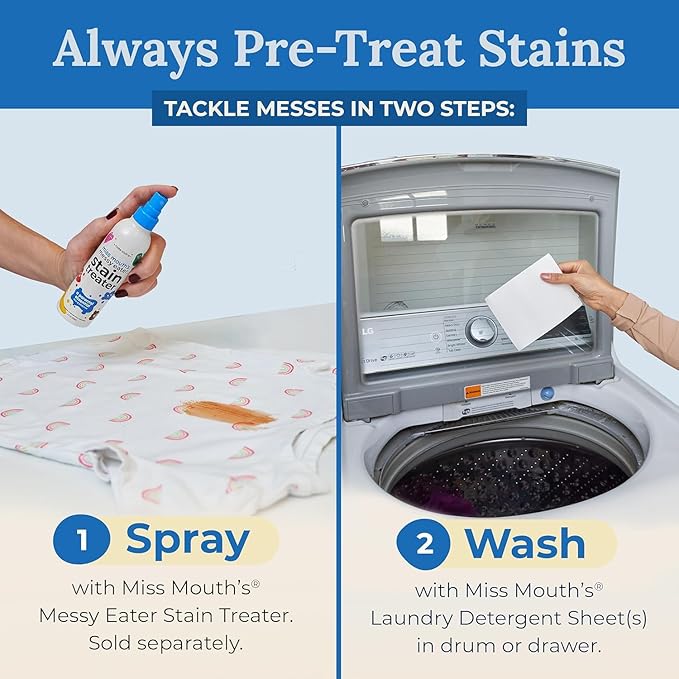 Miss Mouth’s Messy Eater Stain Treater Stain & Suds Duo Pack - Image 2