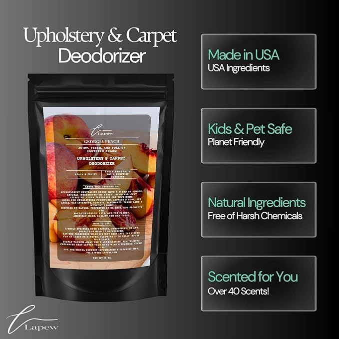 Georgia Peach Carpet Freshener Powder: Powerful Odor Eliminator - Image 6