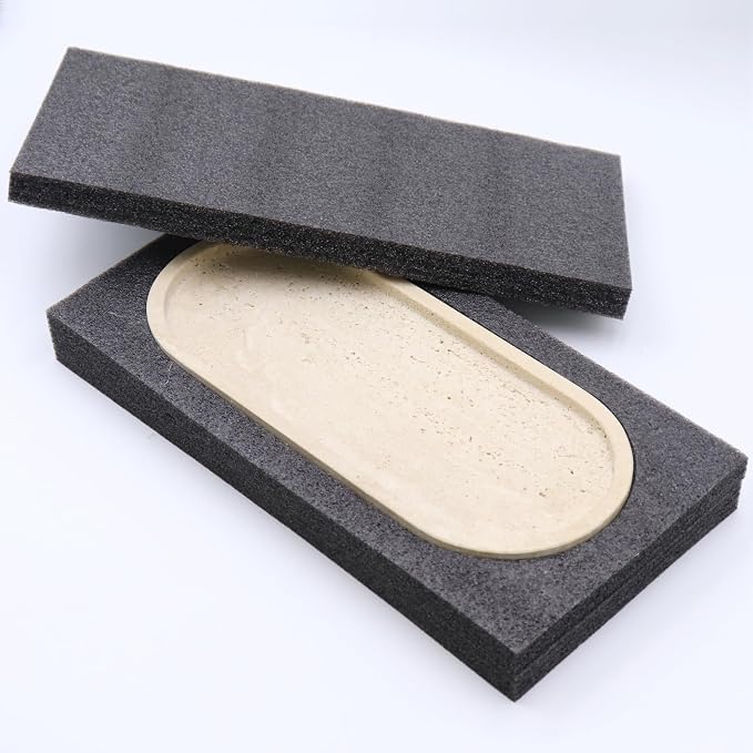 Natural Marble Tray, Oval Vanity Decorative Tray - Image 5