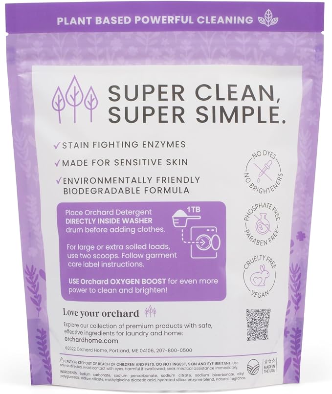 Orchard Laundry Detergent Powder Natural Deep Cleaning Laundry Powder - Image 8