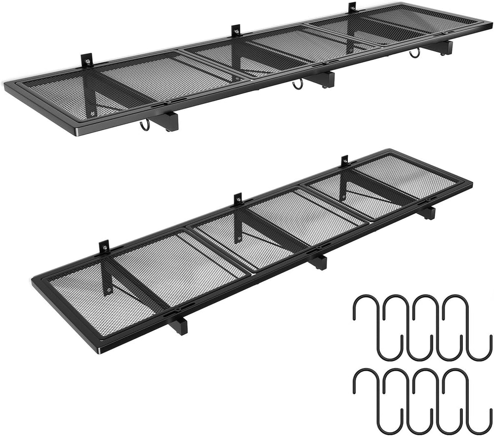 2 Pack Garage Wall Shelving,46"X 12.5" Garage Shelving Wall Mounted...