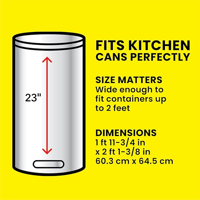 Glad ForceFlex Tall Kitchen Trash Bags, 13 Gallon, Gain Fresh Clean - Image 7