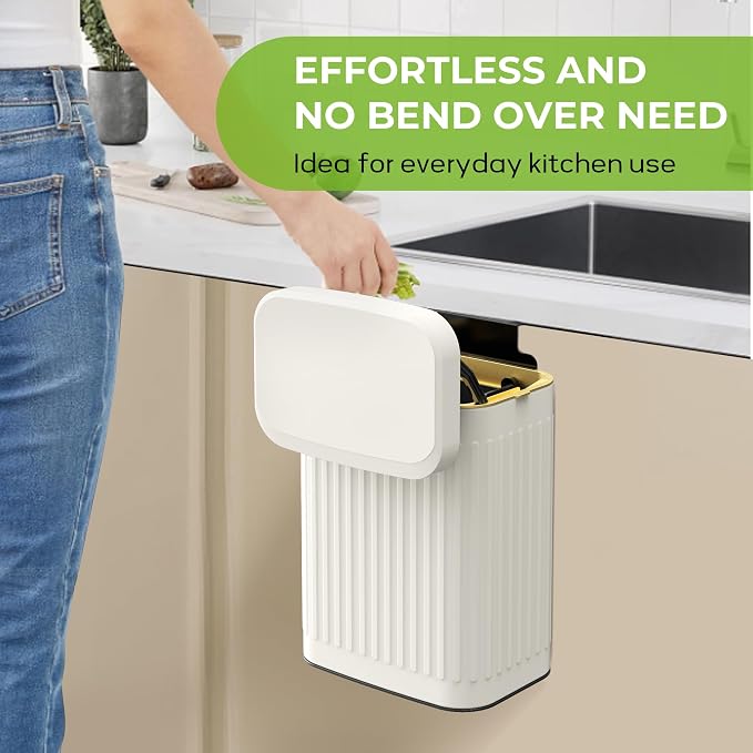 Kitchen Compost Bin Hanging Trash Can - Image 3