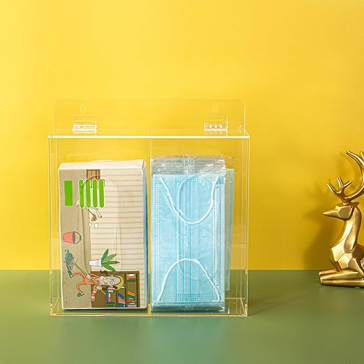 Wall Mounted Glove Dispenser, Hairnet Shoe Cover Dispenser，Acrylic Glove Box - Image 4