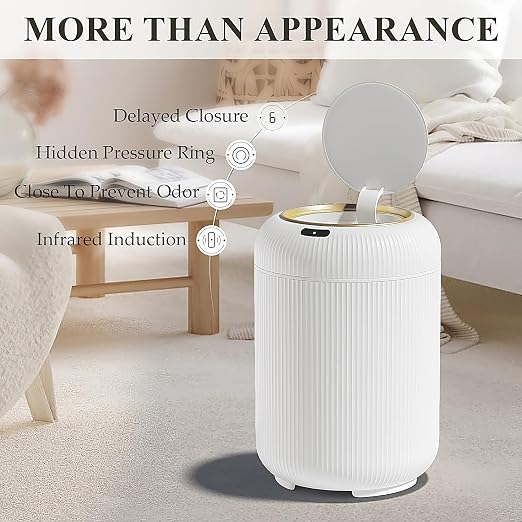 Automatic Motion Sensor Bathroom Trash Can - Image 2