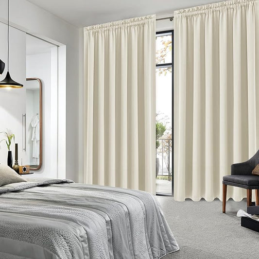 DWCN Blackout Curtains for Living Room Thermal Insulated, Energy Saving & Noise - Image 2