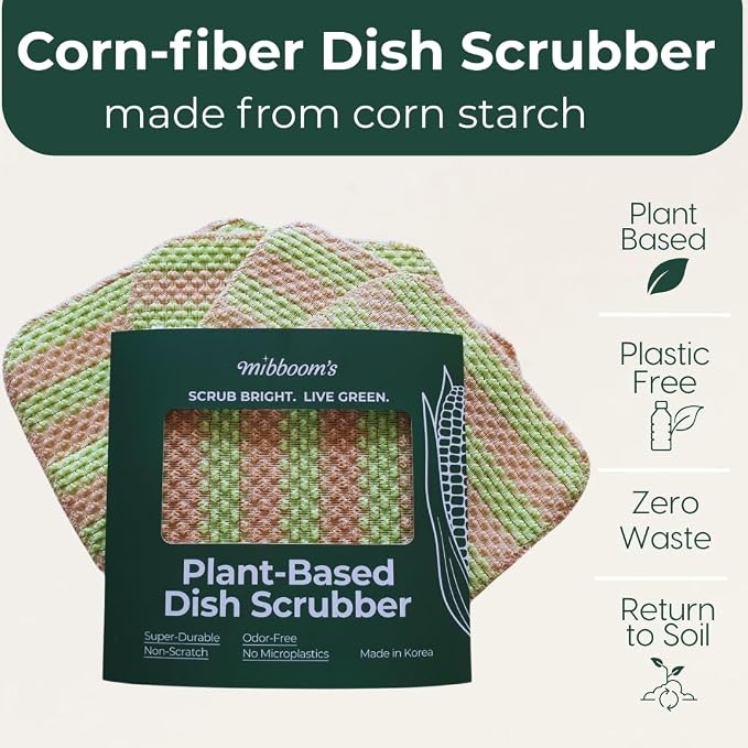 mibboom's Dish Scrubbers – Non-Scratch, Reusable Kitchen Sponges - Image 2