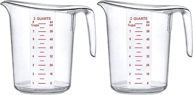 Amazing Abby - Melissa - 64-Ounce Plastic Measuring Pitcher, 8-Cup Food-Grade - Image 4