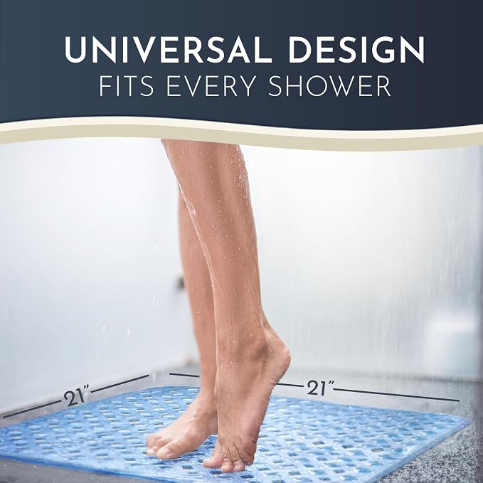 Homerella Anti Slip Shower Mat | Anti Mold Non Slip Bathtub Mat - Image 3
