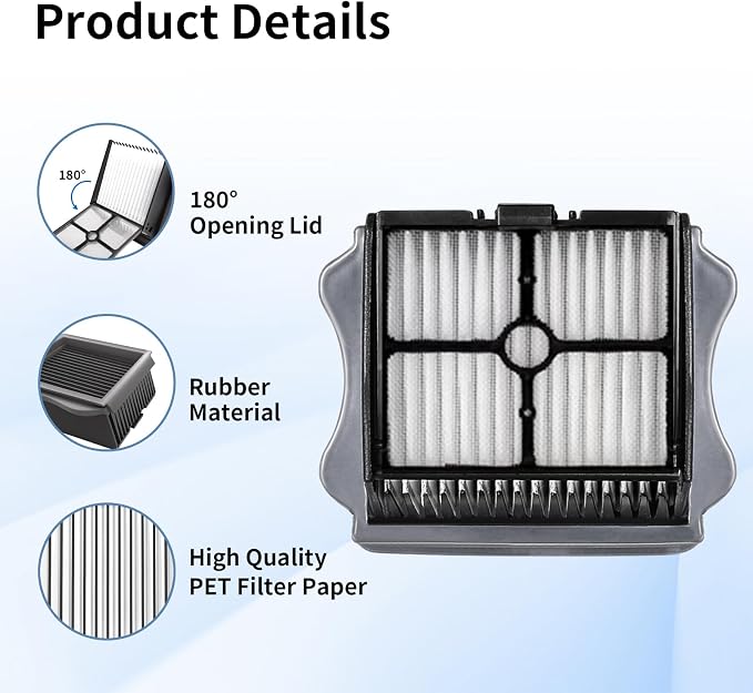 Roller Brush and Filter Replacement Compatible - Image 7