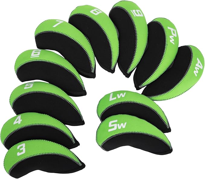 Golf Iron Covers for Golf Clubs Neoprene Golf Iron Cover Set 11pcs/10pcs Golf by montelagolf