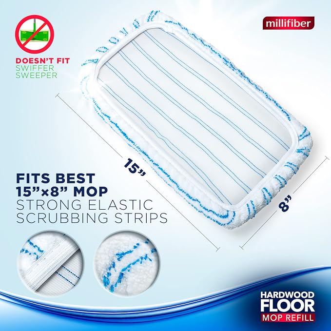 Microfiber Mop Refills 15x8 Inches - Image 2