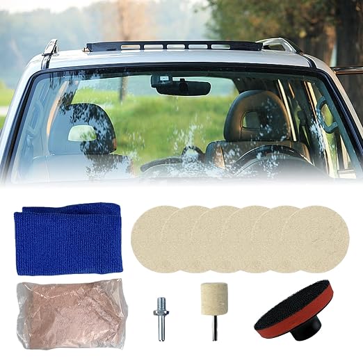 9Pcs/Set Glass Polishing Kit, 100g Cerium Oxide Powder Polishing Kit - Image 5