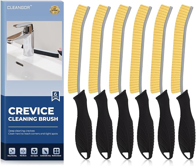 Crevice Cleaning Brushes, Cleaner Scrub Brush Tool by Cleangor
