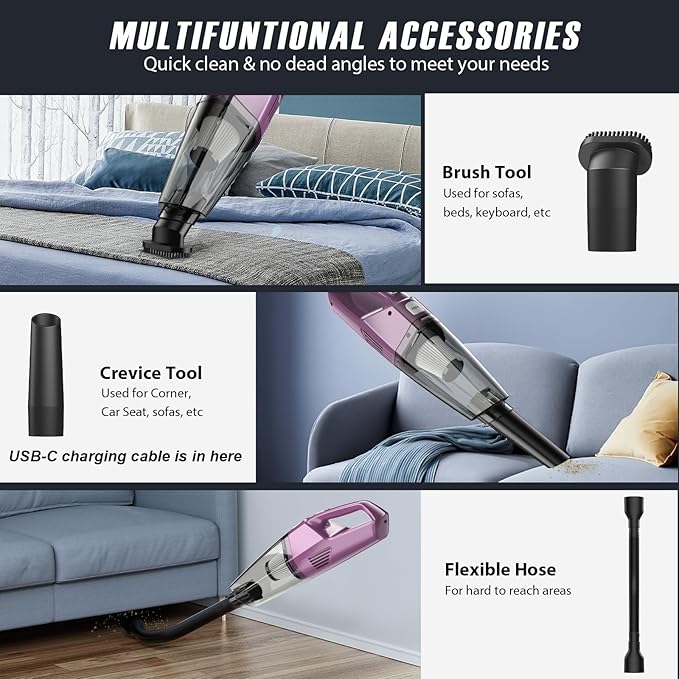 Handheld Vacuum Cordless – Car Vac Portable - Image 4