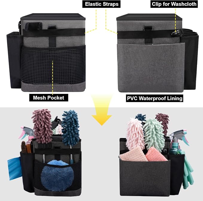 Wearable Large Cleaning Caddy Bag - Image 5