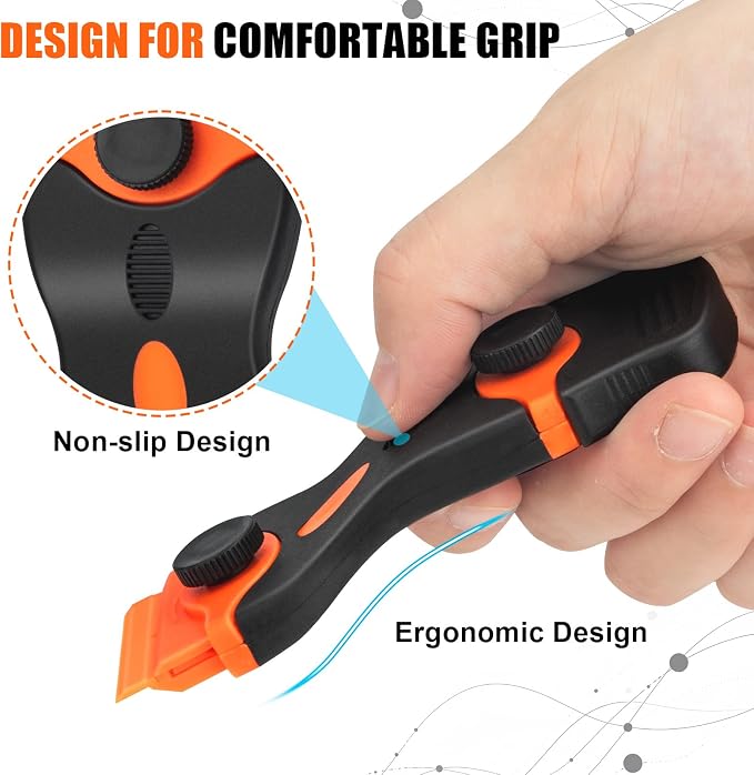 6 Pack Razor Blade Scraper Tool, Razor Scraper, Paint Scraper - Image 5