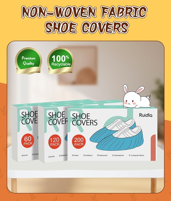 Disposable Shoe Covers 60 Pack Booties - Image 7