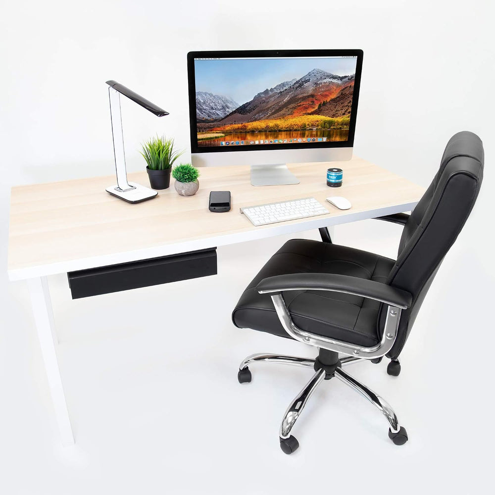 Mount-It! Under Desk Pull-Out Drawer, Heavy-Duty Steel Under Table Slide-Out ...