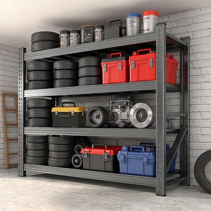 Heavy Duty Garage Shelving Unit 5000LBS, Industrial Storage Shelf by Unknown