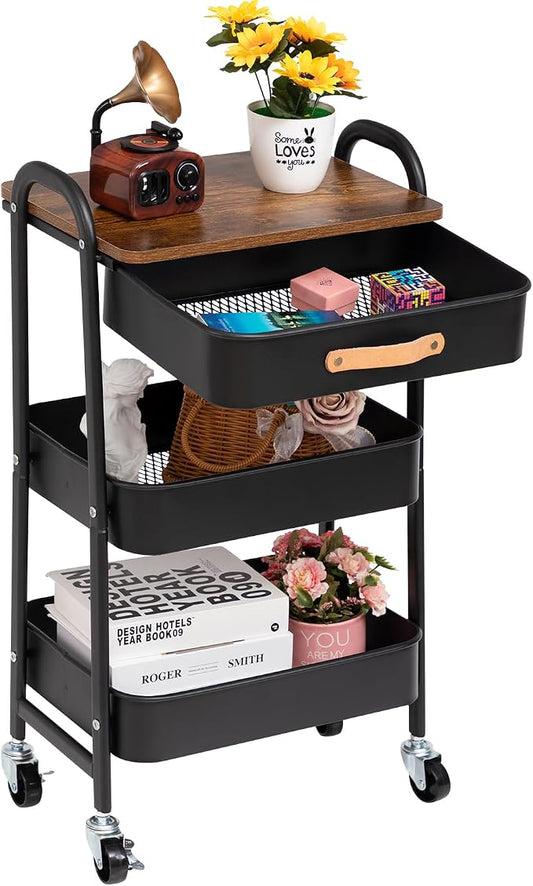 AGTEK Movable Rolling Organizer Cart by AGTEK