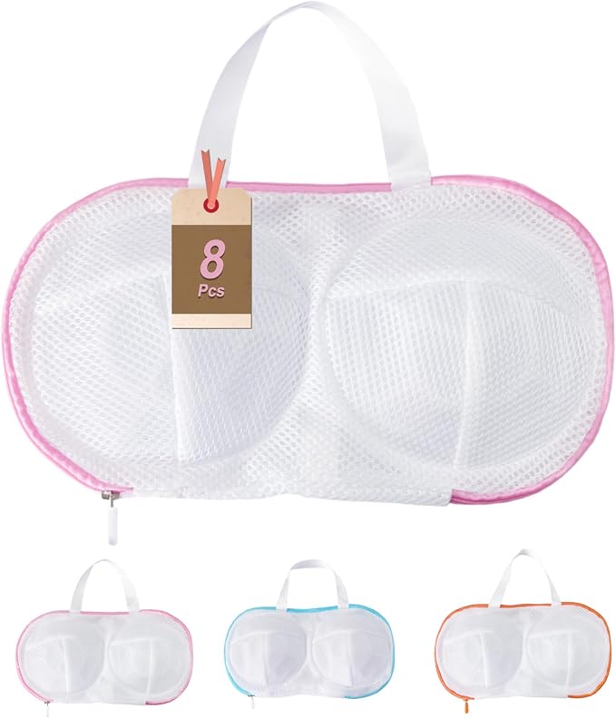 8 Pcs Bra Wash Bags for Laundry by CHPPEY