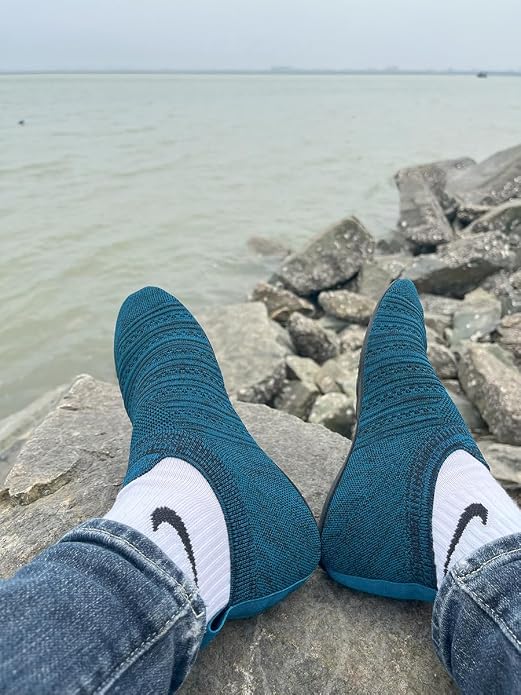 Adult Indoor House Slippers Socks Lightweight Non Slip Grip House Home Shoes - Image 4