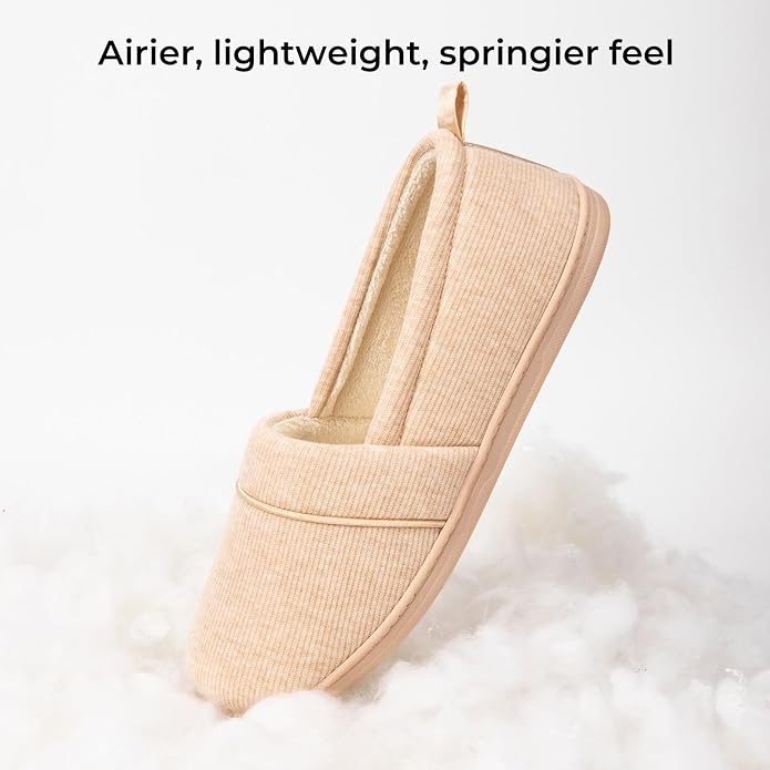 HomeTop Women's Comfy Loafer Slippers Lightweight Memory Foam Non-slip Indoor - Image 5