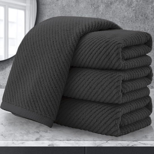 VOOVA & MOVAS Gray Hand Towels for Bathroom, Large 18" x 28" by VOOVAMOVAS