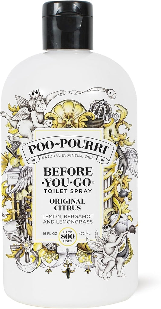 Poo-Pourri Before-You-Go Toilet Spray Refill, Original Citrus, 16 Fl Oz by %7EPourri