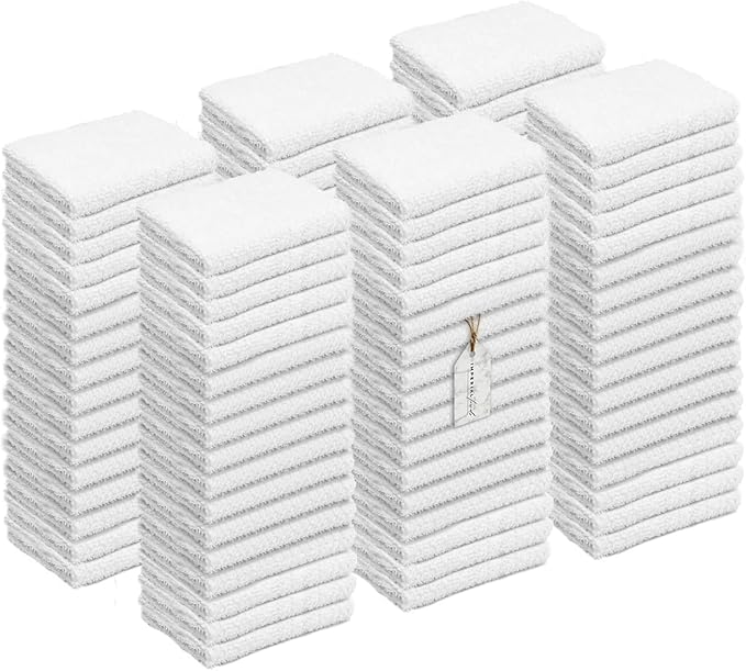 Terry Bar Mop Towels Size 14"x17" – Absorbent and Durable, Cotton Cleaning by Unknown