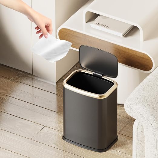 2.1 Gallon Bathroom Trash Can - Image 2