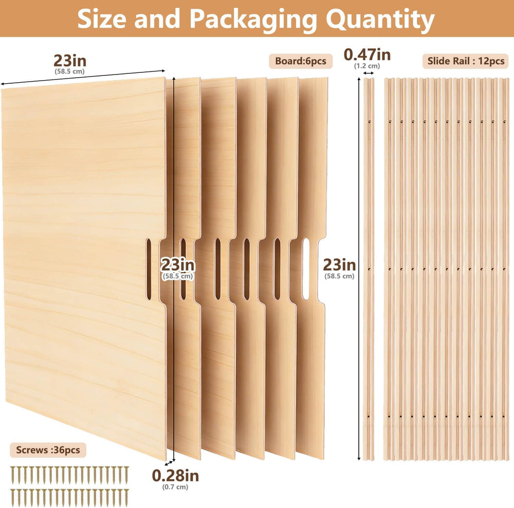 Celestite Wooden Baking Sheet Organizer for Cabinet, Baking Tray Organizer, C...