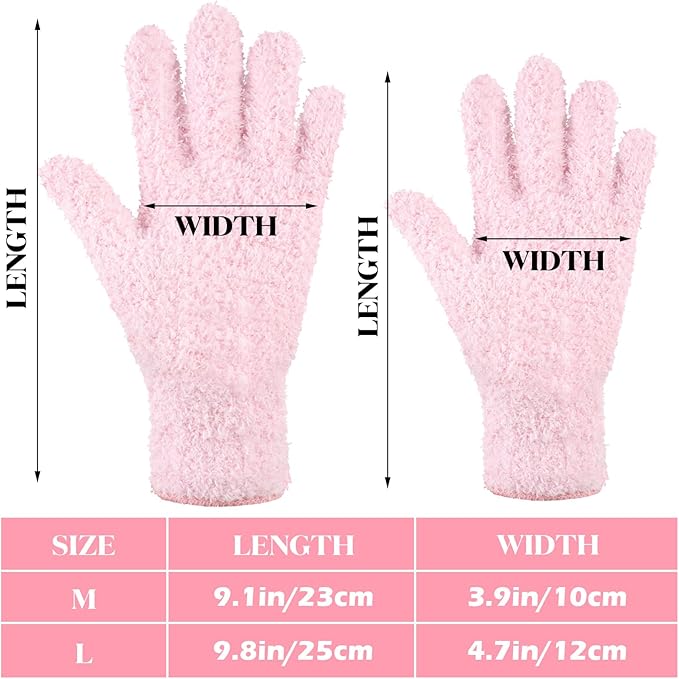 Bencailor 4 Pairs Microfiber Dusting Gloves Washable Reusable Cleaning Gloves - Image 3