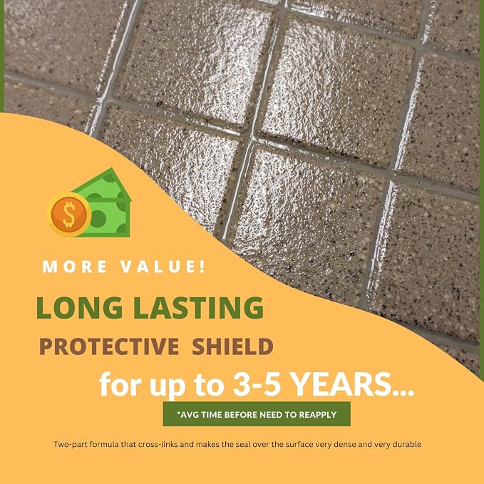 CoverTec GlazeGuard Matte Ceramic And Porcelain Tile And Grout Sealer, Flat - Image 6