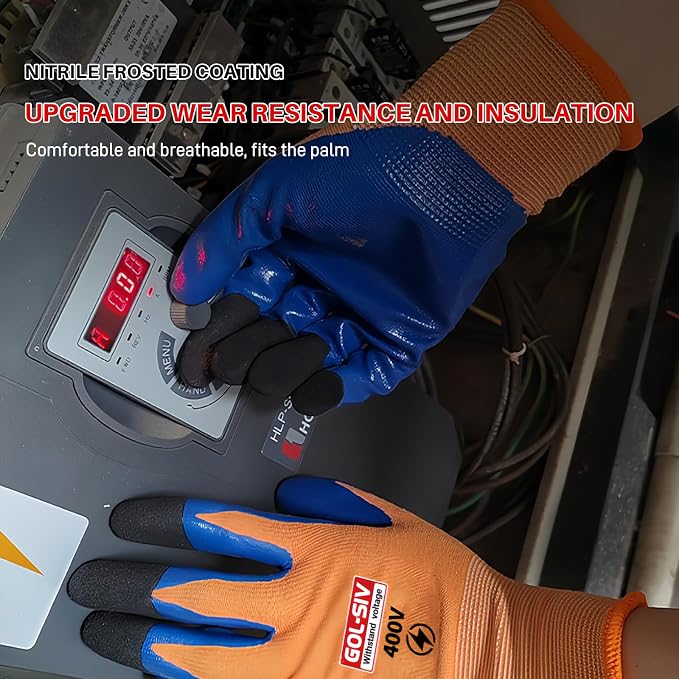 400V Electrical Glove For Men XL - Image 5