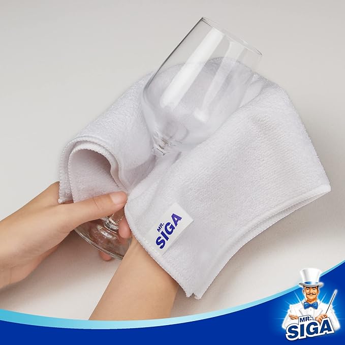 MR.SIGA Microfiber Cleaning Cloth, All-Purpose Microfiber Towels, Streak Free - Image 6