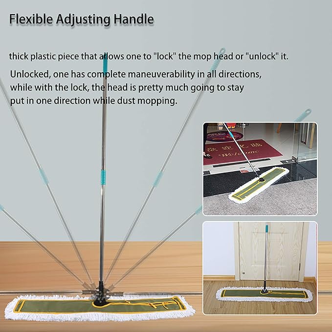 OFO 43inch Industrial Commercial Dust Mop 2 Sets // Heavy Duty Dust Mop // - Image 2