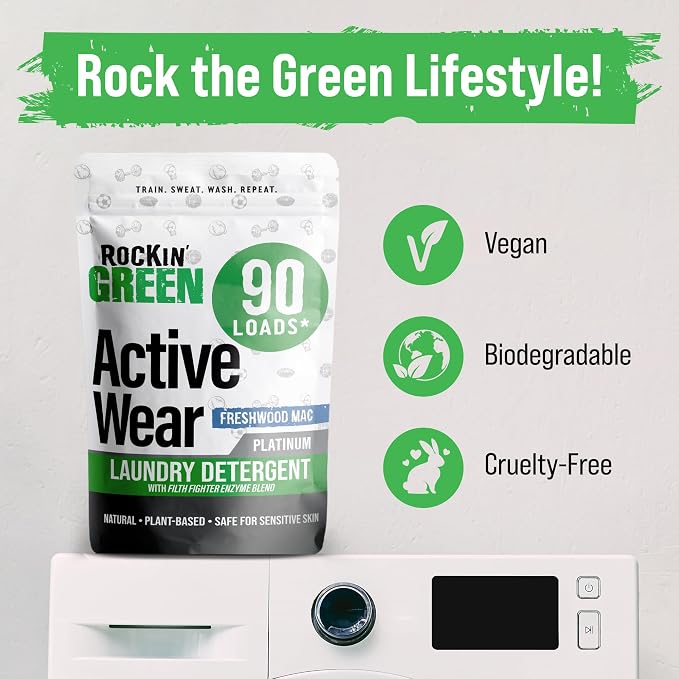 Rockin' Green Laundry Detergent, Plant based, All Natural Laundry Detergent - Image 7