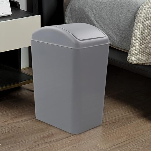4.2 Gallon Plastic Swing Top Trash Can - Image 6