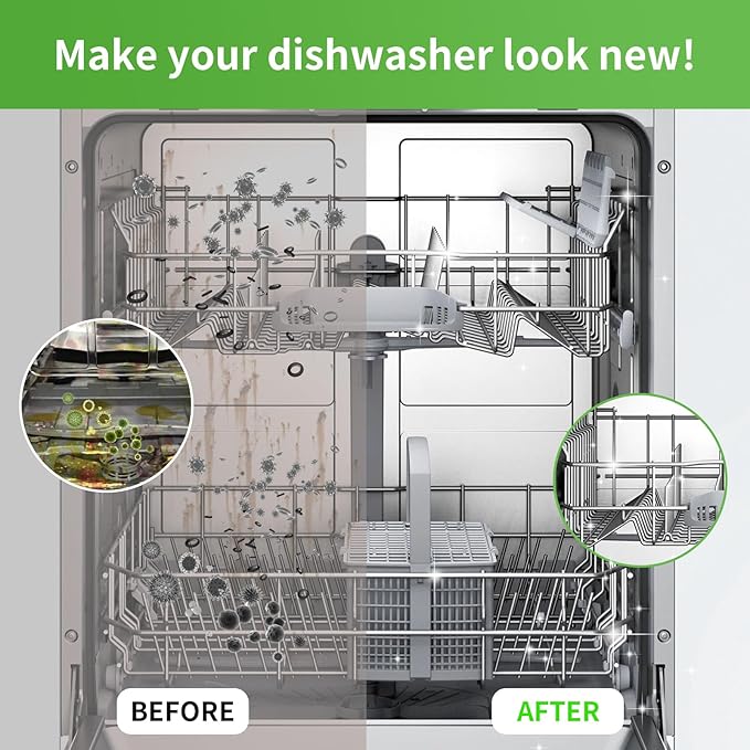Dishwasher Cleaner and Deodorizer Tablets 24 Pack - Image 4