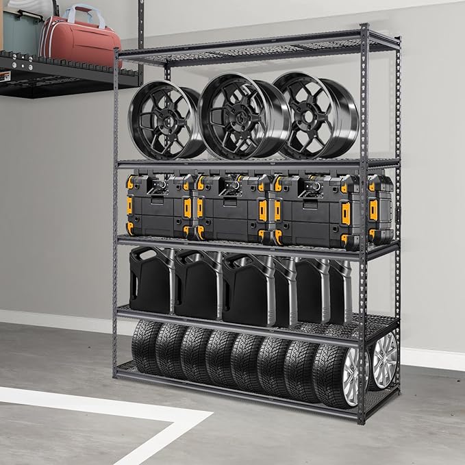 VEVOR Storage Shelving Unit, 5-Tier Adjustable, 2000 lbs Capacity, Heavy Duty
