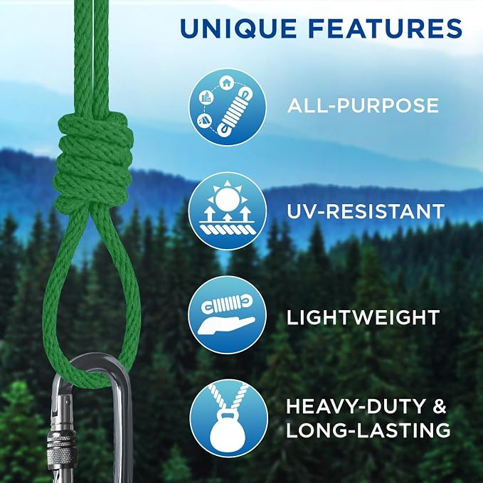 TECEUM Cotton Rope 3/16” – 100 FT – Strong All-Purpose Braided Rope – Natural - Image 4