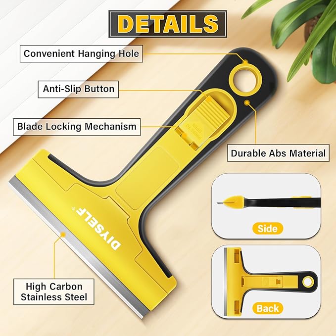 DIYSELF 1 Pack Razor Blade Scraper - Image 6