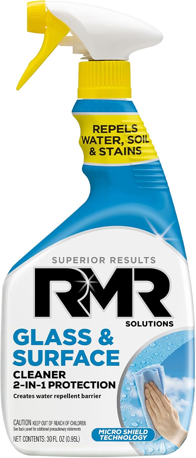 RMR Shower Spray, 2-in-1 Glass and Surface Cleaner Plus Repellent, Streak-Free by RMRBrands